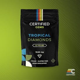 Certified - Tropical Diamonds 2:1 CBD: THC 400 MG