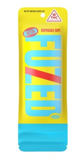 Fuzed - Lemon (Sativa) Dvp - 1G