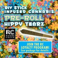Riviera Creek - Hippy Tearz Infused Pre Roll - 1 G at Leaf Relief
