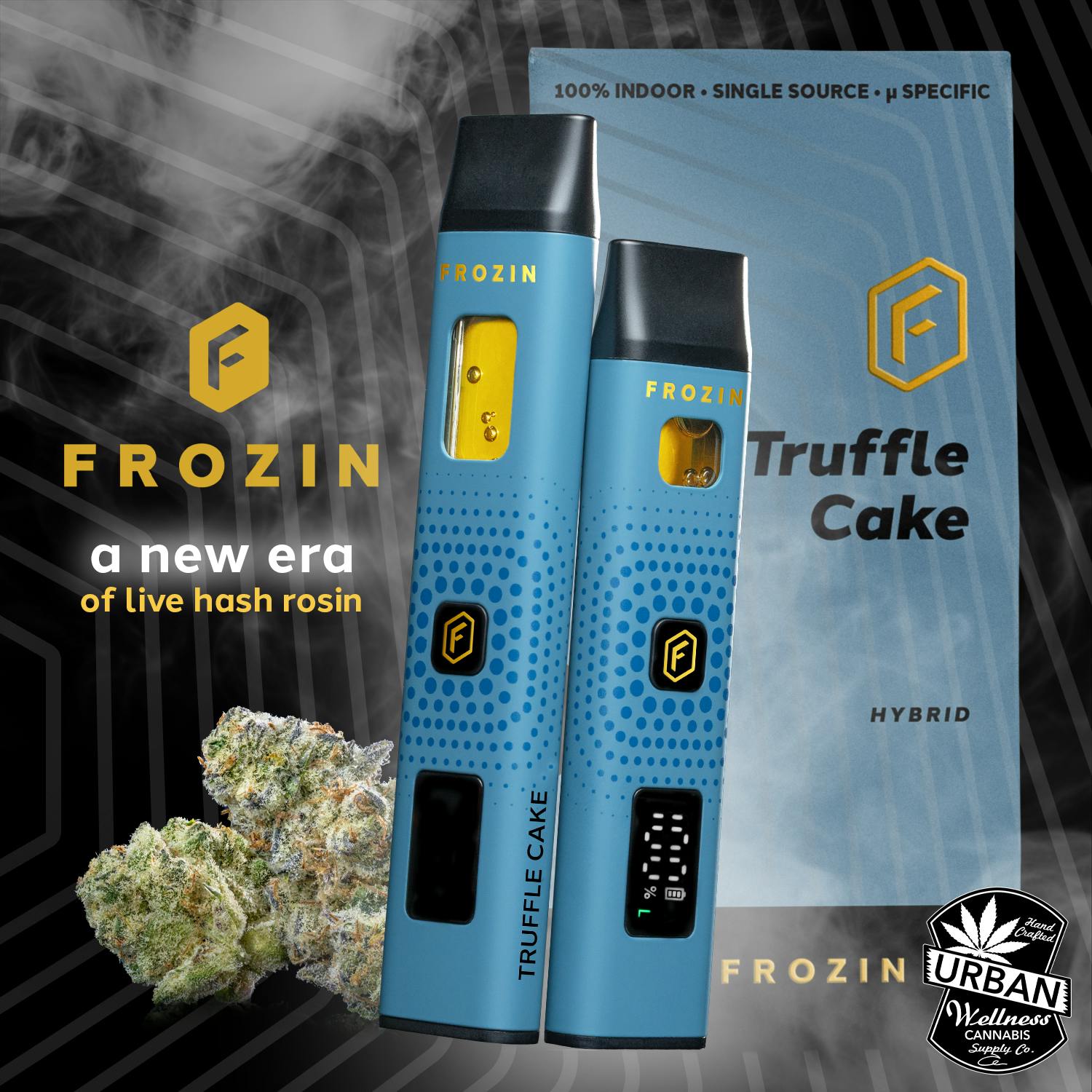 Truffle Cake [1000mg] - Live Rosin AIO Cart | Frozin - Frozin Disposable