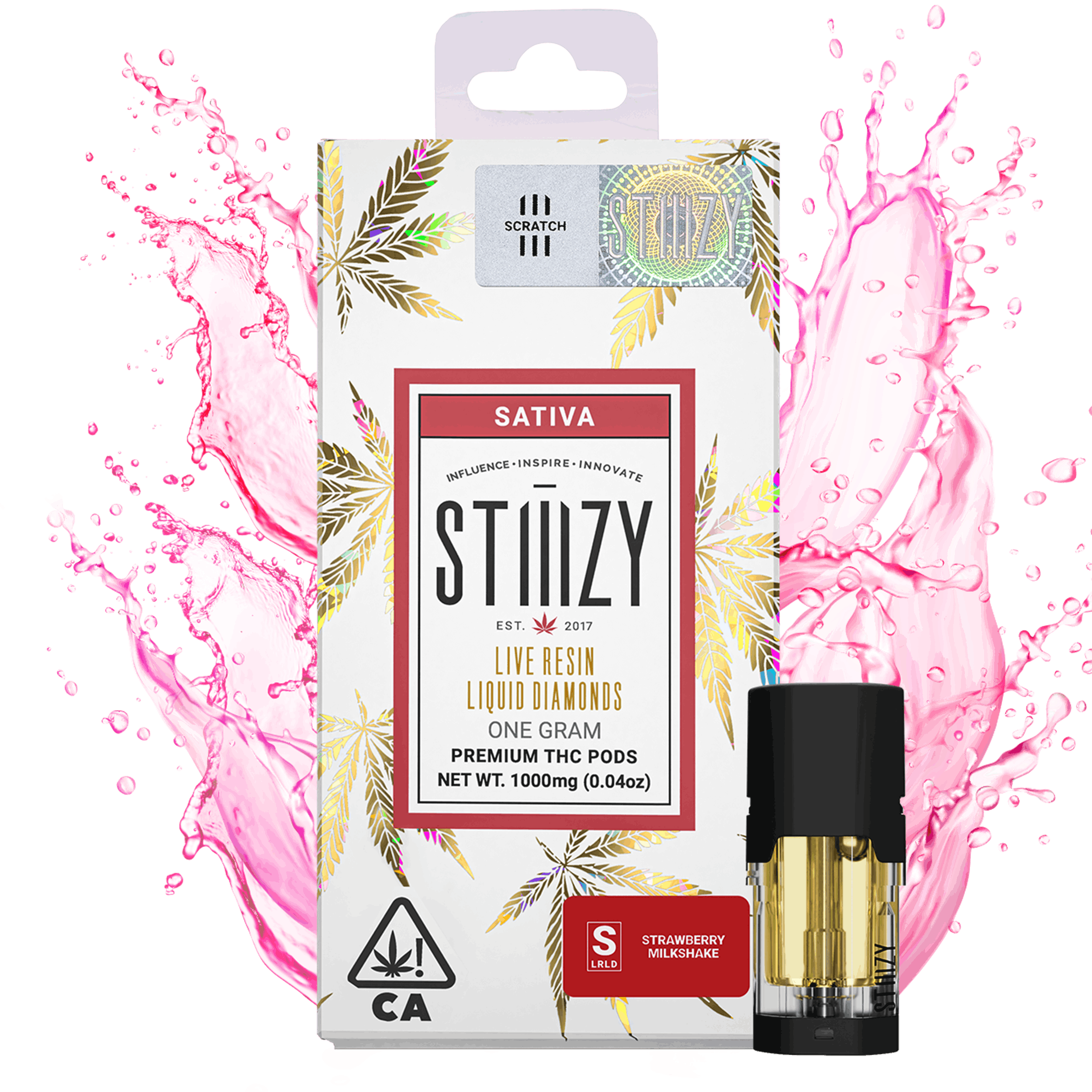 Stiiizy — Lqd Pods - Strawberry Milkshake