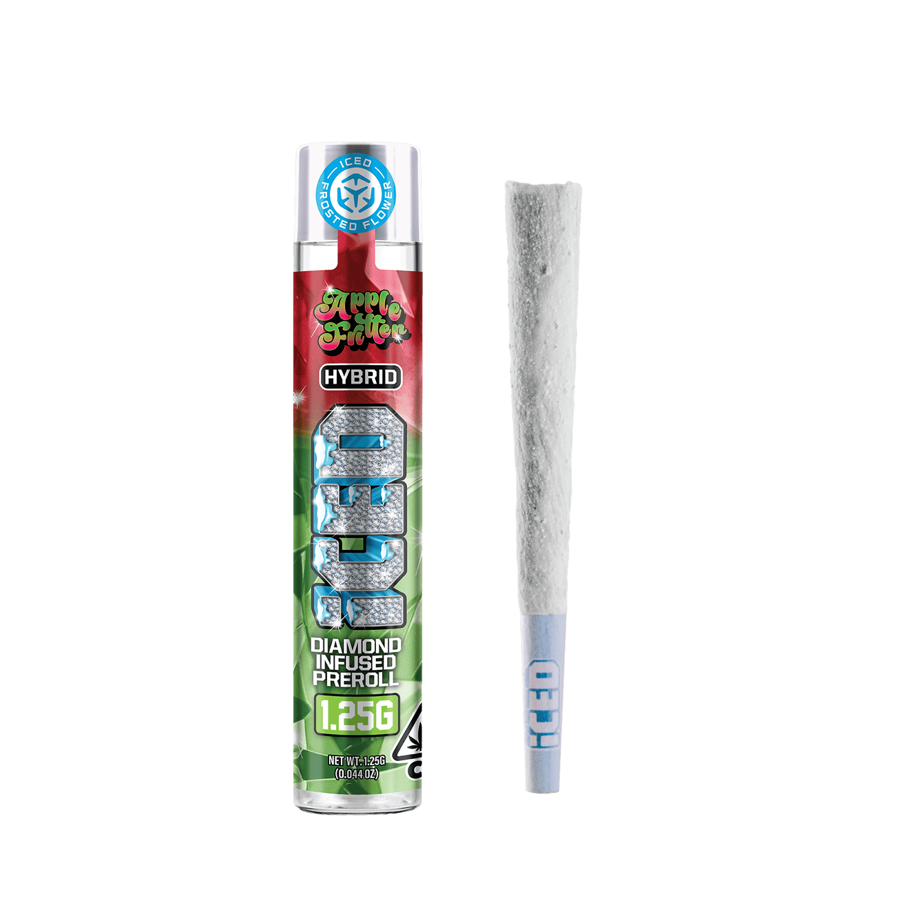 ICED - INFUSED PREROLL - APPLE FRITTER - 1.25G