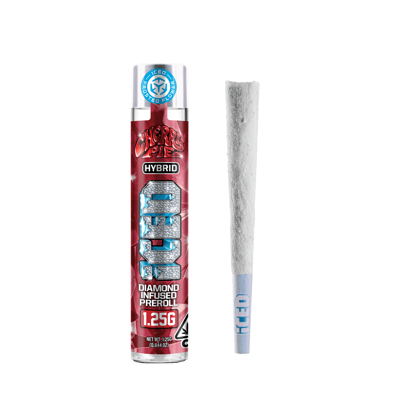 ICED - INFUSED PREROLL - CHERRY PIE - 1.25G