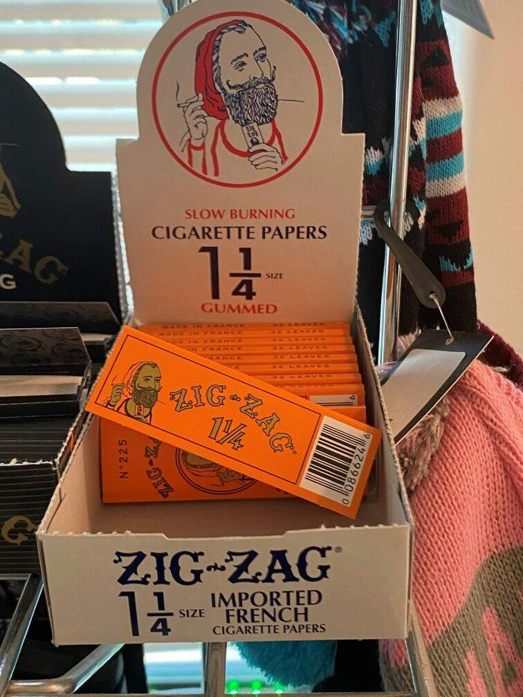 Zig Zag Orange Paper