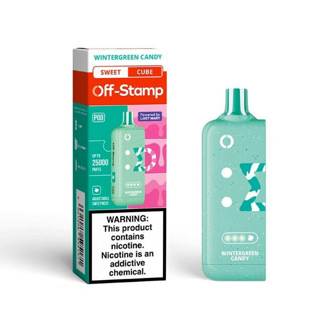 off-stamp cube Wintergreen Candy