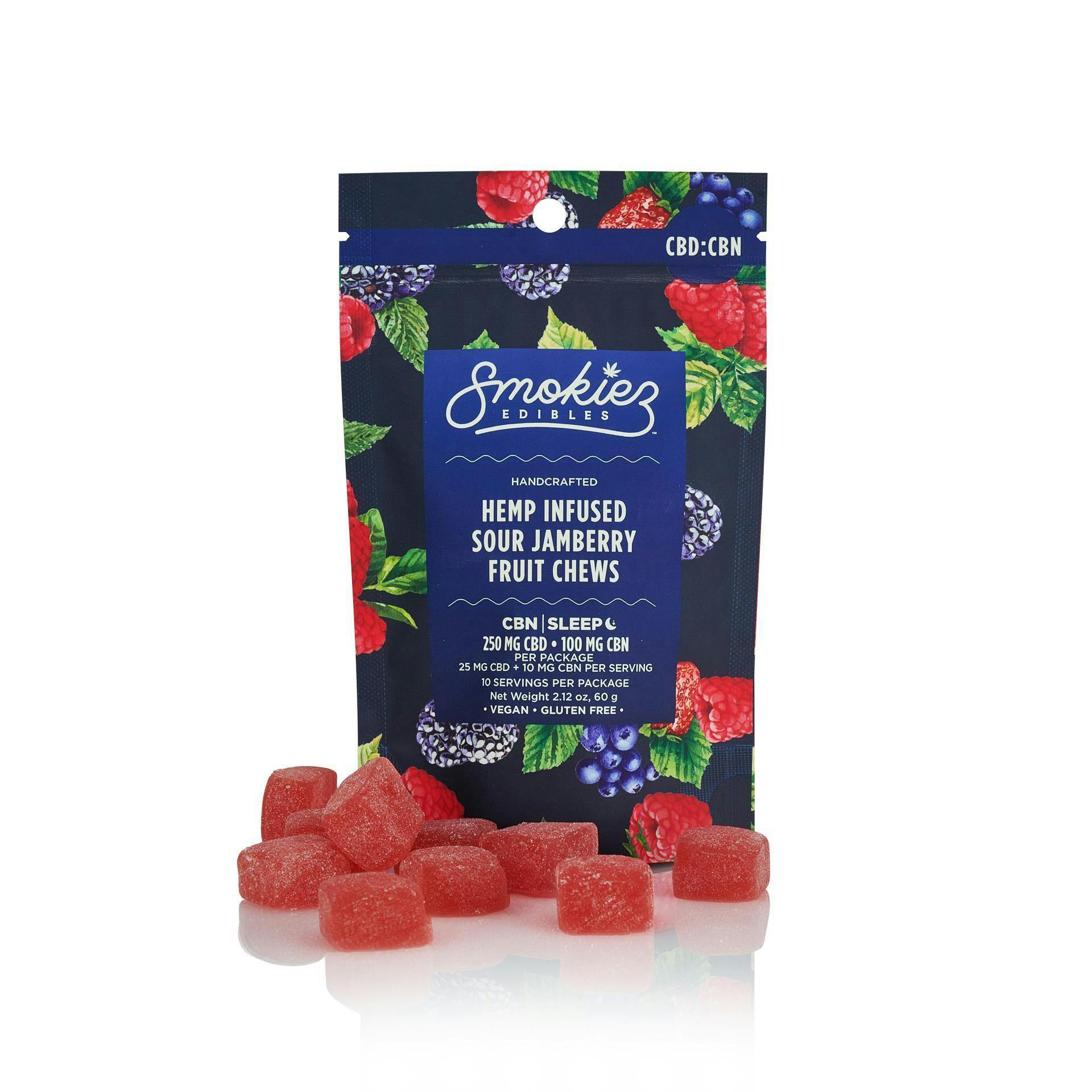 Sour Jamberry Hemp Infused 250CBD / 100CBN