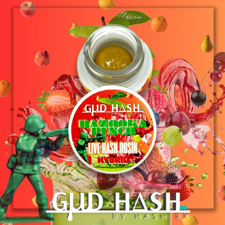 1g Bazooka Punch Live Hash Rosin (Gud Hash)