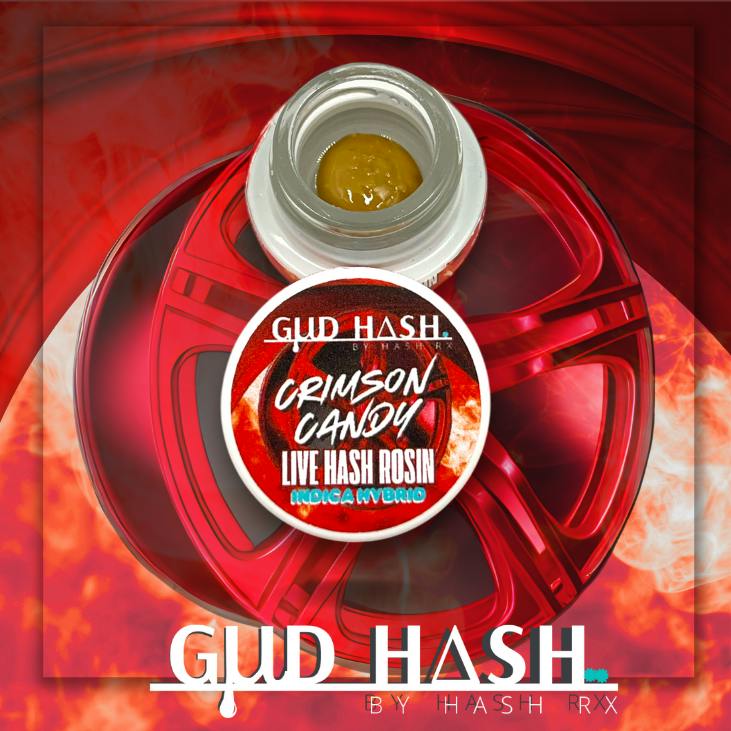 1g Crimson Candy Live Hash Rosin (Gud hash)
