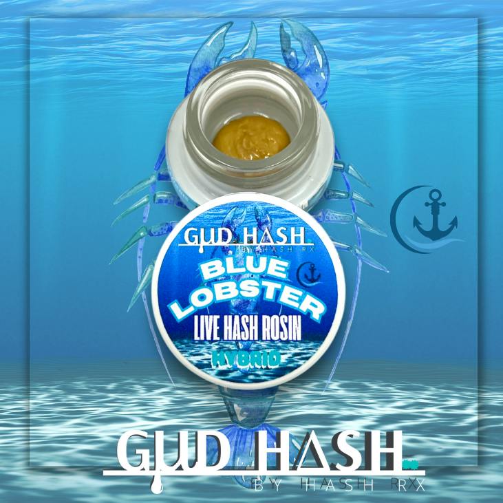 1g Blue Lobster Live Hash Rosin (Gud Hash)
