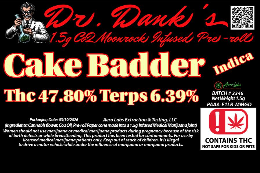 CAKE BADDER 1.5g Infused Pr Dr. Dank's