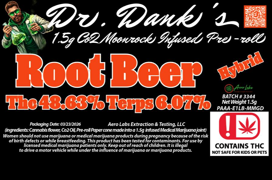 ROOT BEER 1.5g Infused Pr- Dr Danks