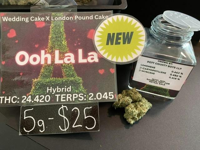 Ooh La La 5 Grams flower by Pott County Boys 5g/$25