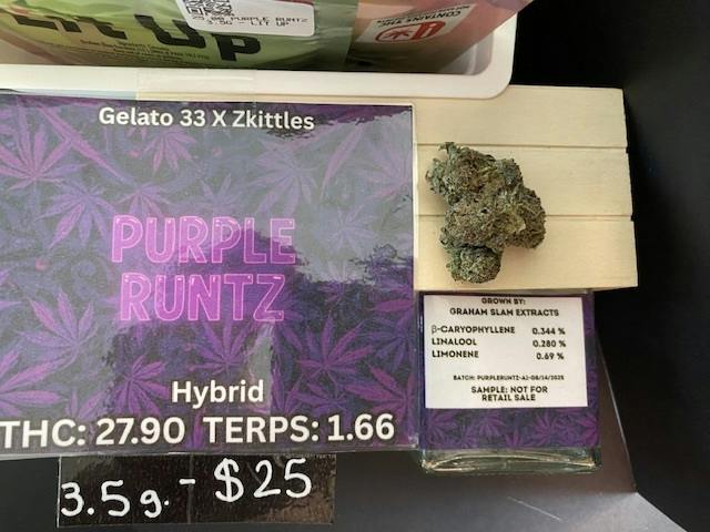 PURPLE RUNTZ 3.5G - LIT UP
