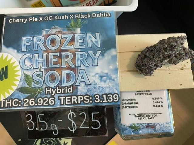 Frozen Cherry Soda 3.5g Unit Breezy Bear