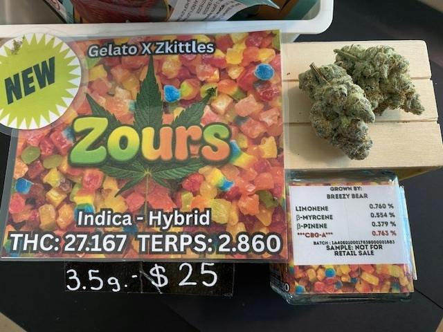Zourz 3.5g Unit Breezy Bear