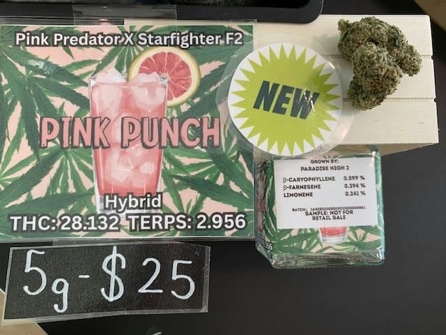 PINK PUNCH 5G - PARADISE HIGH(H) 30G/$100