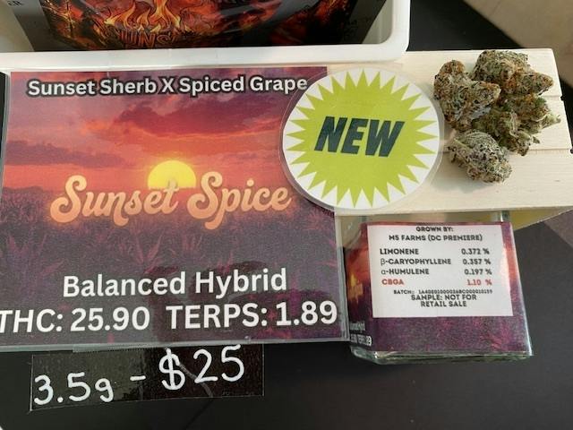 SUNSET SPICE 3.5G - DC PREMIER