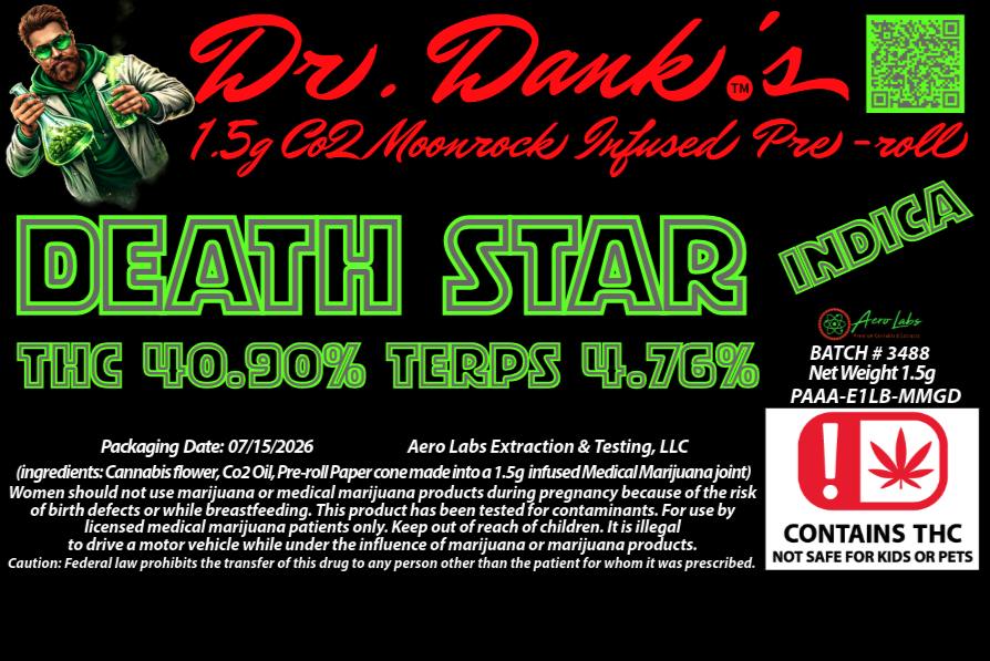 Dr. Dank's 1.5g Infused Pr - Death Star