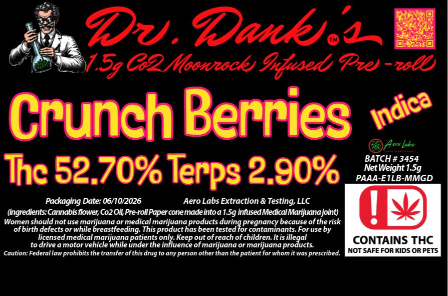 Dr. Dank's 1.5g Infused Pr - Crunch Berries