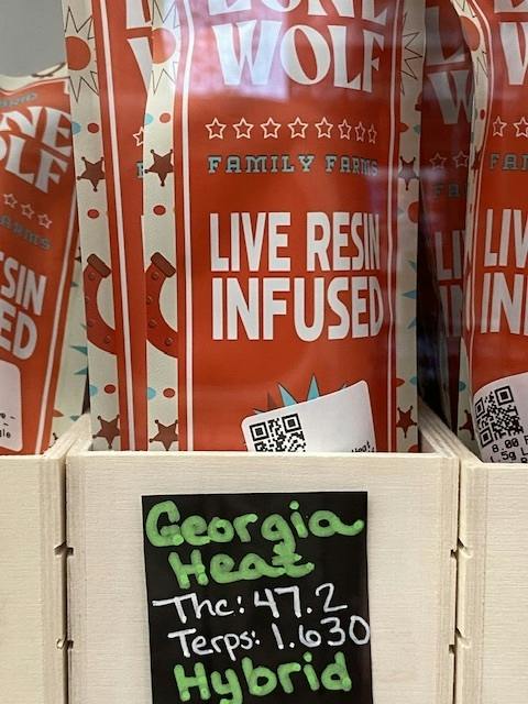 Georgia Heat - Hybrid Lone Wolf Live Resin Infused PR