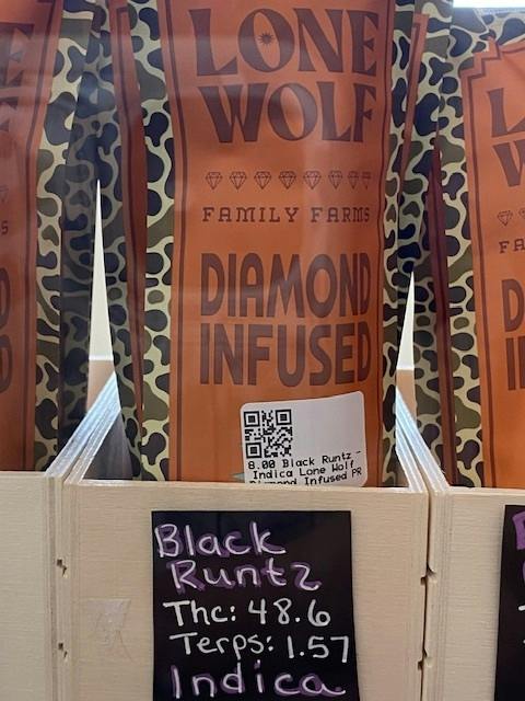 Black Runtz - Indica Lone Wolf Diamond Infused PR
