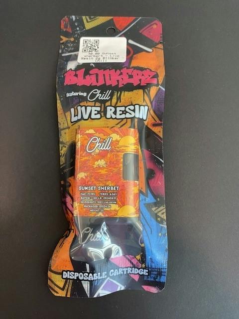 Sunset sherbert - Live Resin 2g Blinker - Chill