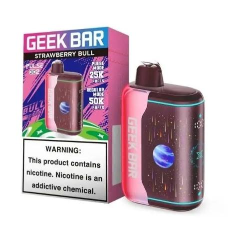 Strawberry Bull Geek Bar Pulse X2 Nic Vape