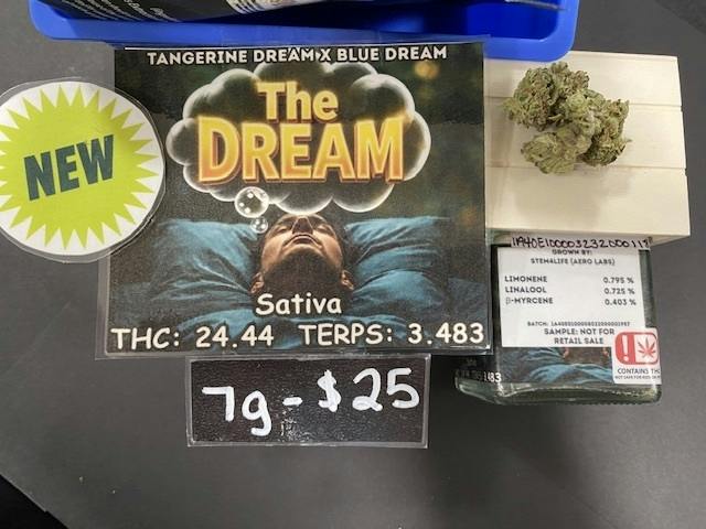 The Dream 7 g Flower by Aero Labs $70 oz
