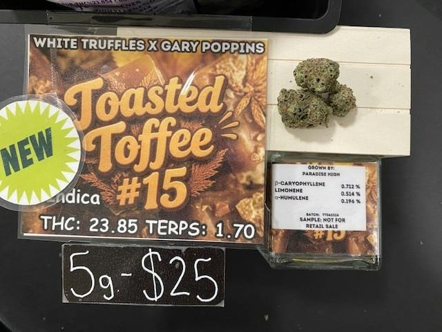 TOASTED TOFFEE 5G - PARADISE HIGH(I) 30G/$100
