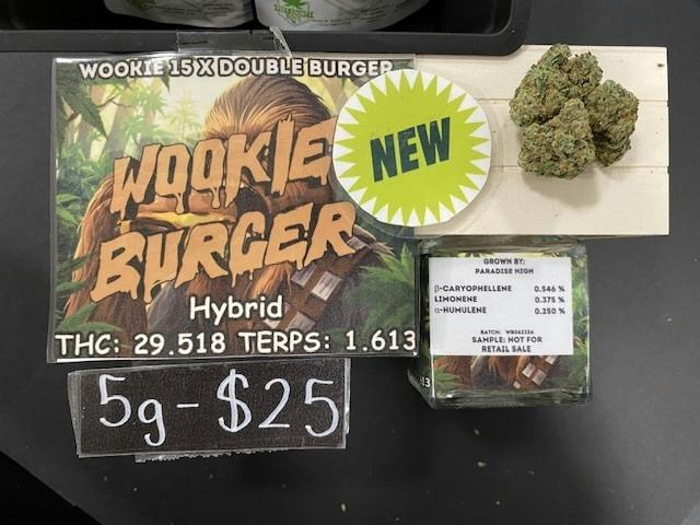 WOOKIE BURGER 5G - PARADISE HIGH(H) 30G/$100