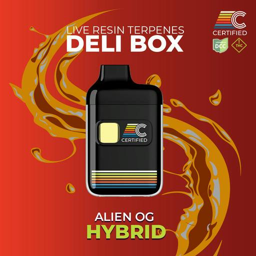 Certified Cultivators - Alien OG LRT DeliBox Disposable - 1g