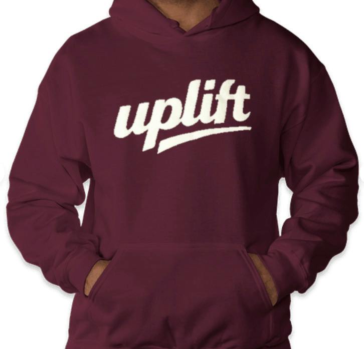 UpLift - Simple Hoodie - Maroon