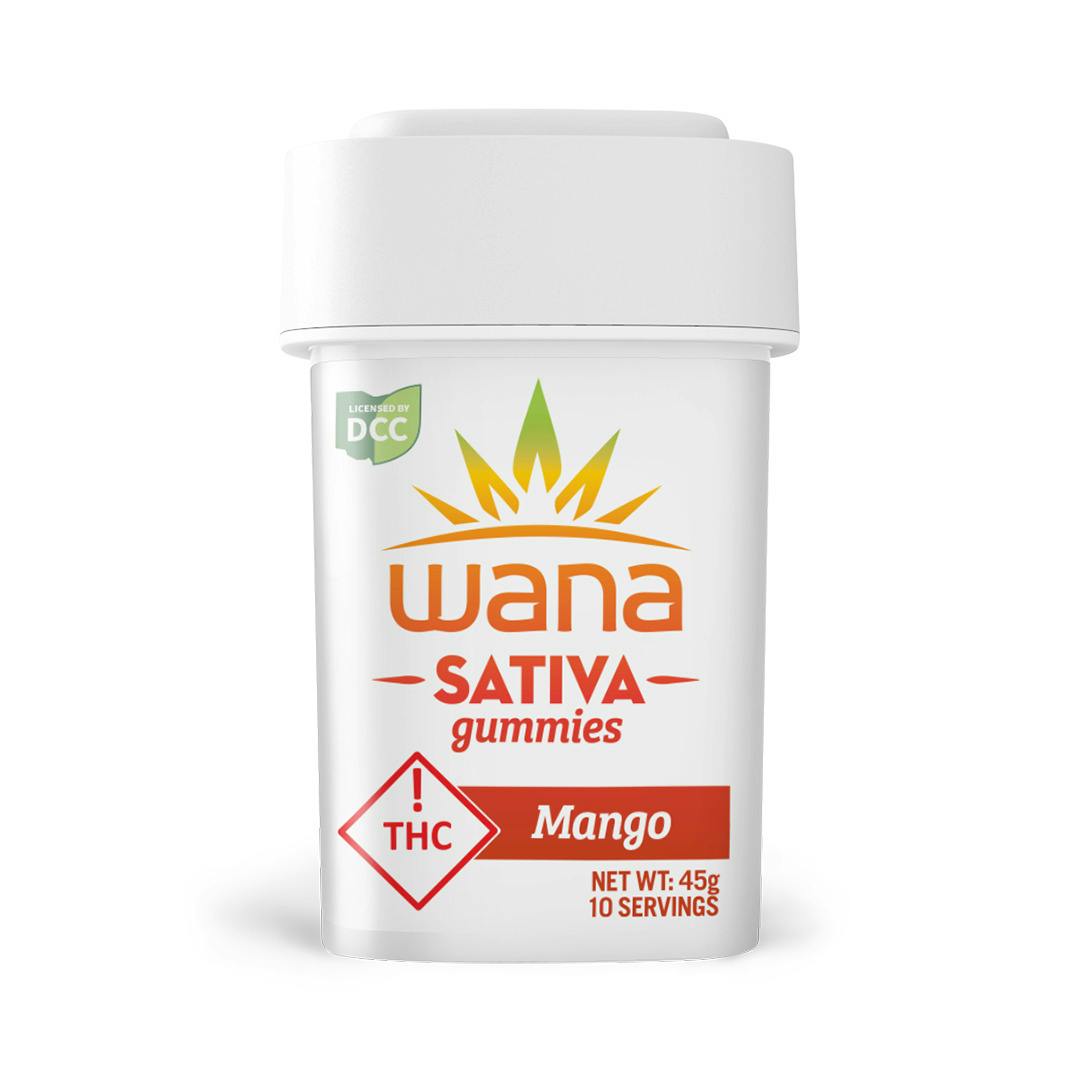 Wana - Mango Sativa Gummies - 10ct