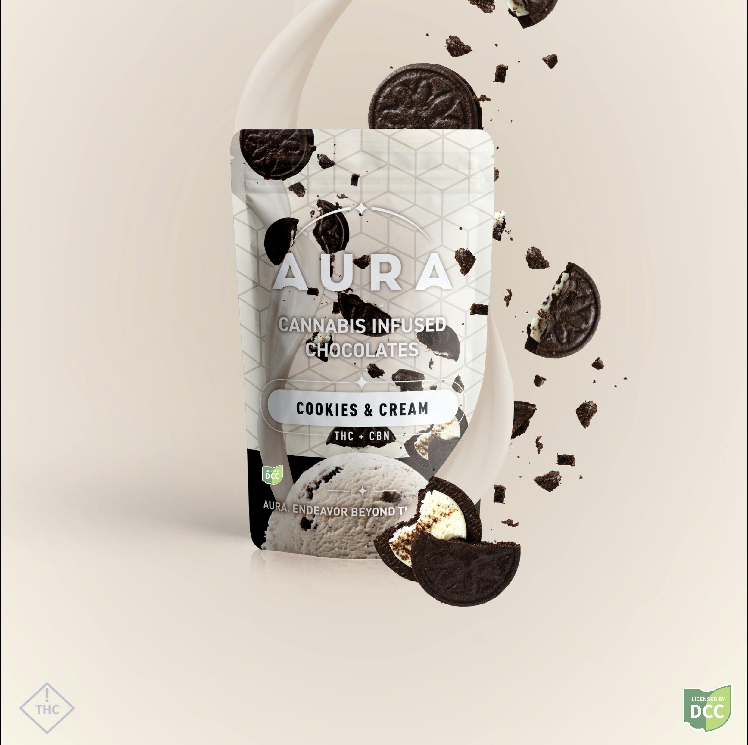 Aura - Cookies and Cream Chocolates - 10ct