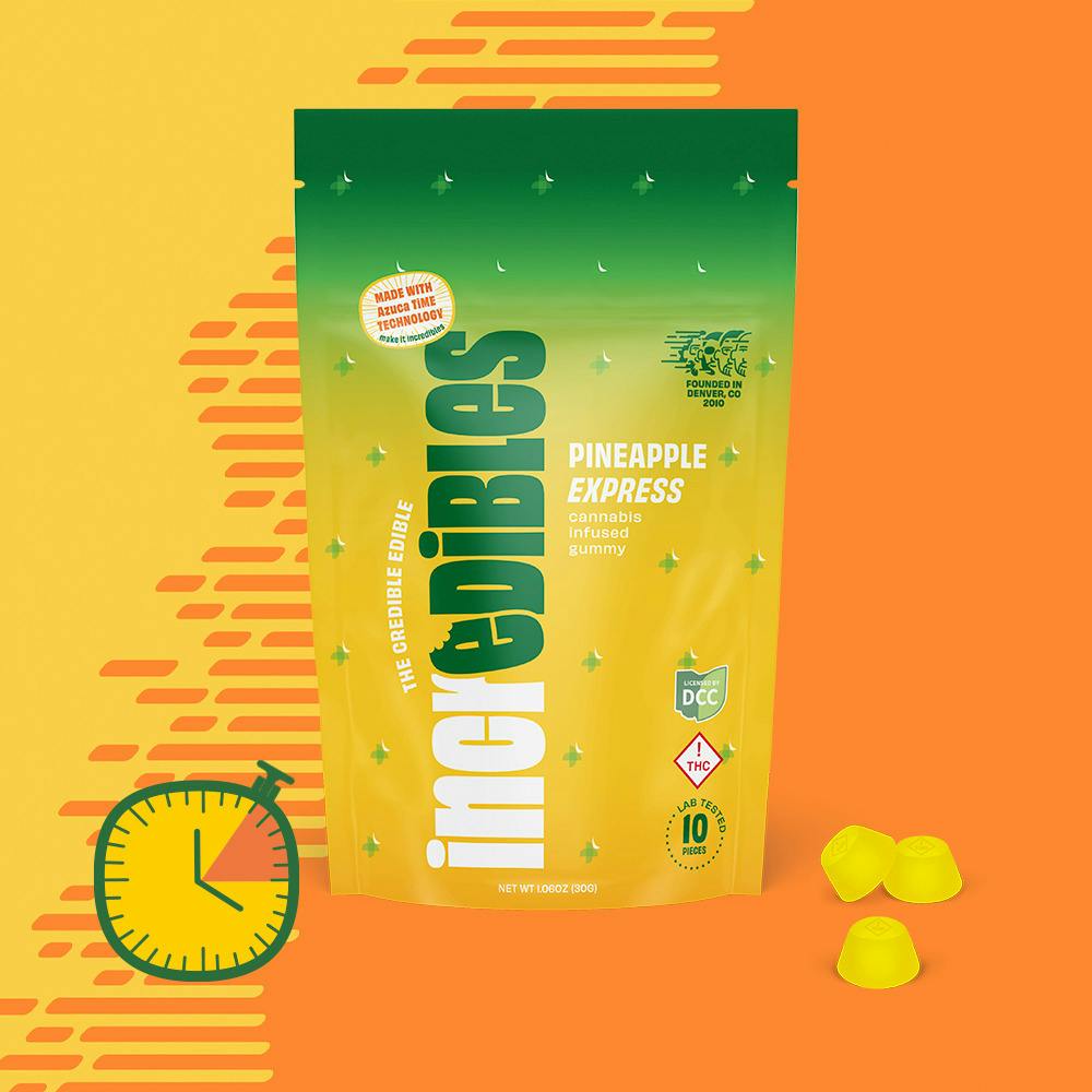 Incredibles - Pineapple Express Fast Acting Gummies - 10ct