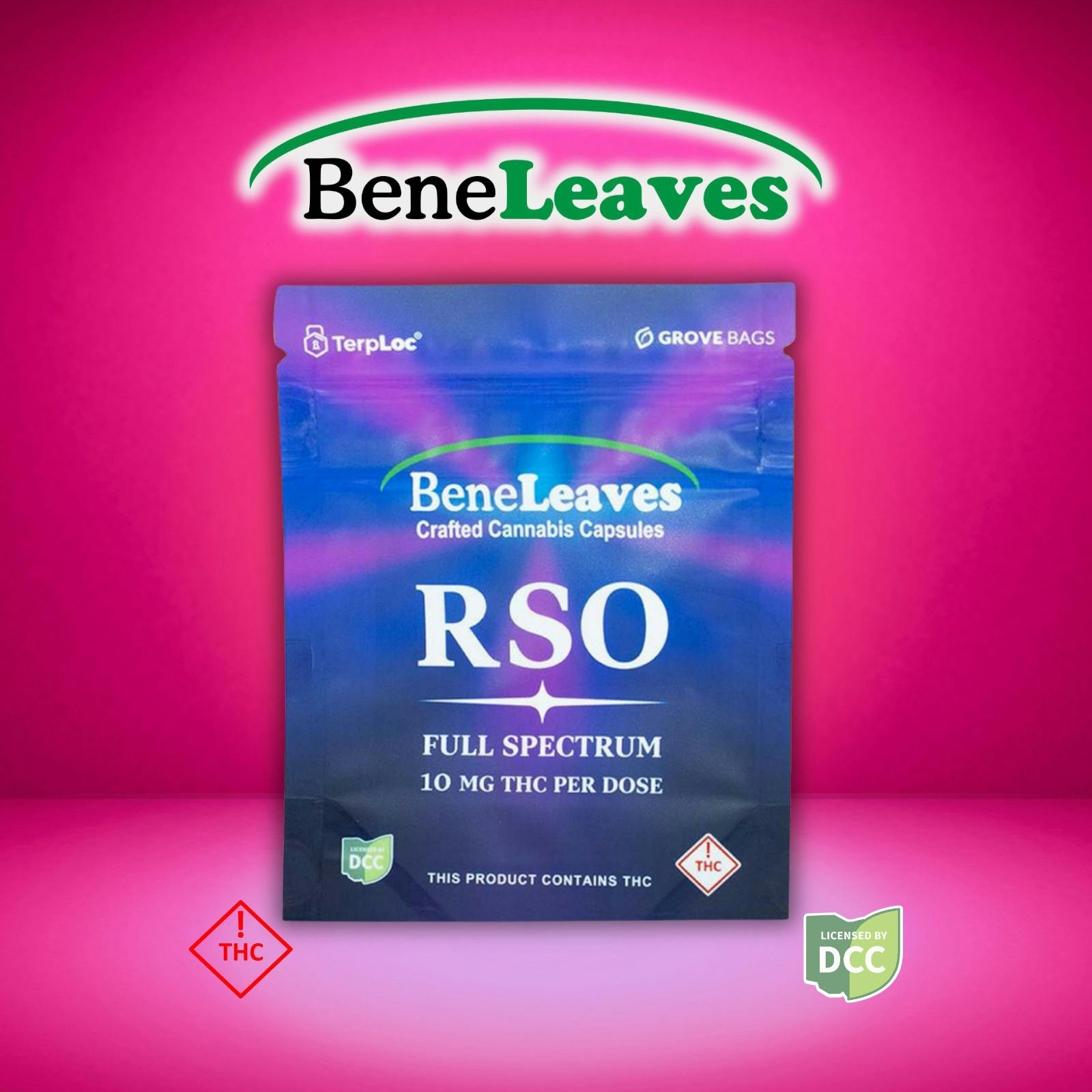 Beneleaves - RSO Capsules - 11ct - 110mg MED