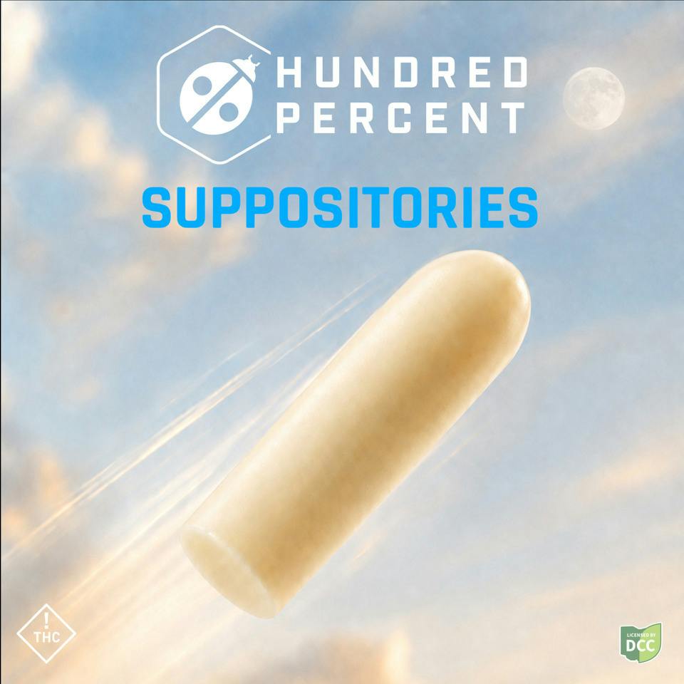 Hundred Percent Labs - Suppositories - 5ct