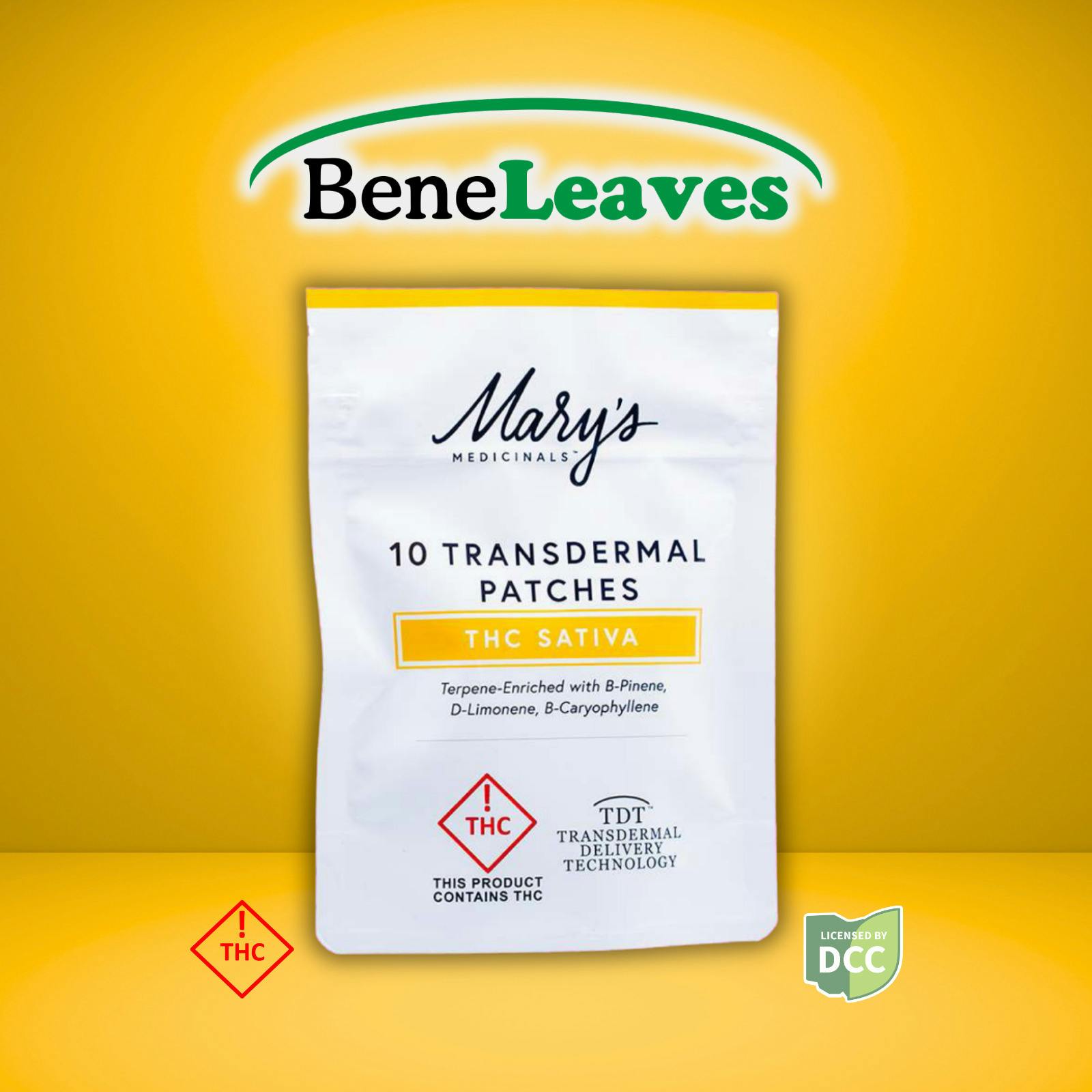 Mary's Medicinals - Sativa THC Patch - 10ct