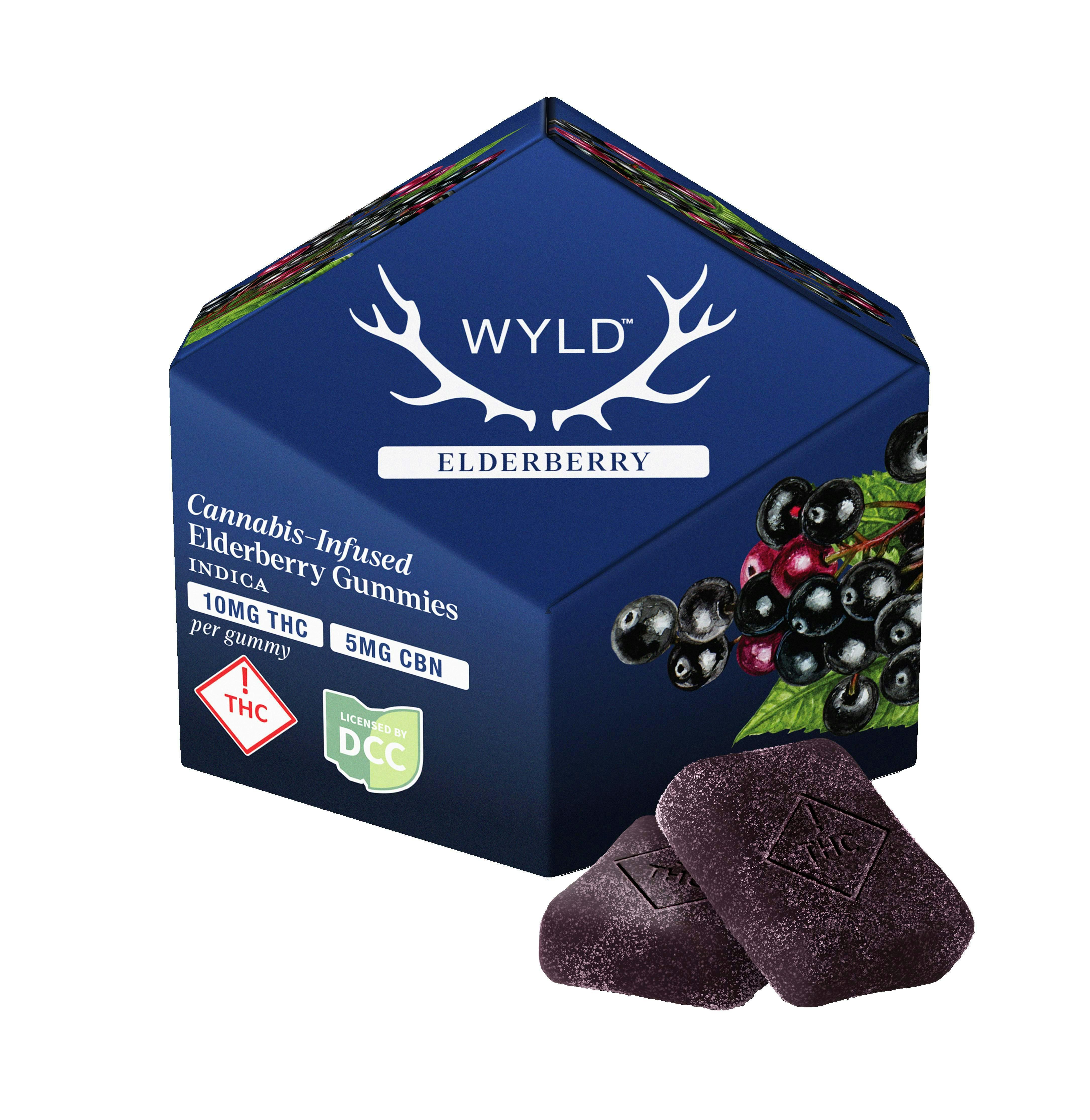 Wyld - Elderberry 2:1 CBN Gummies