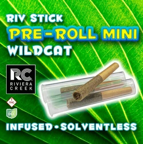Riviera Creek - Wild Cat SSU Riv Stick Infused Pre-Roll Minis - 3 Pack - 1g
