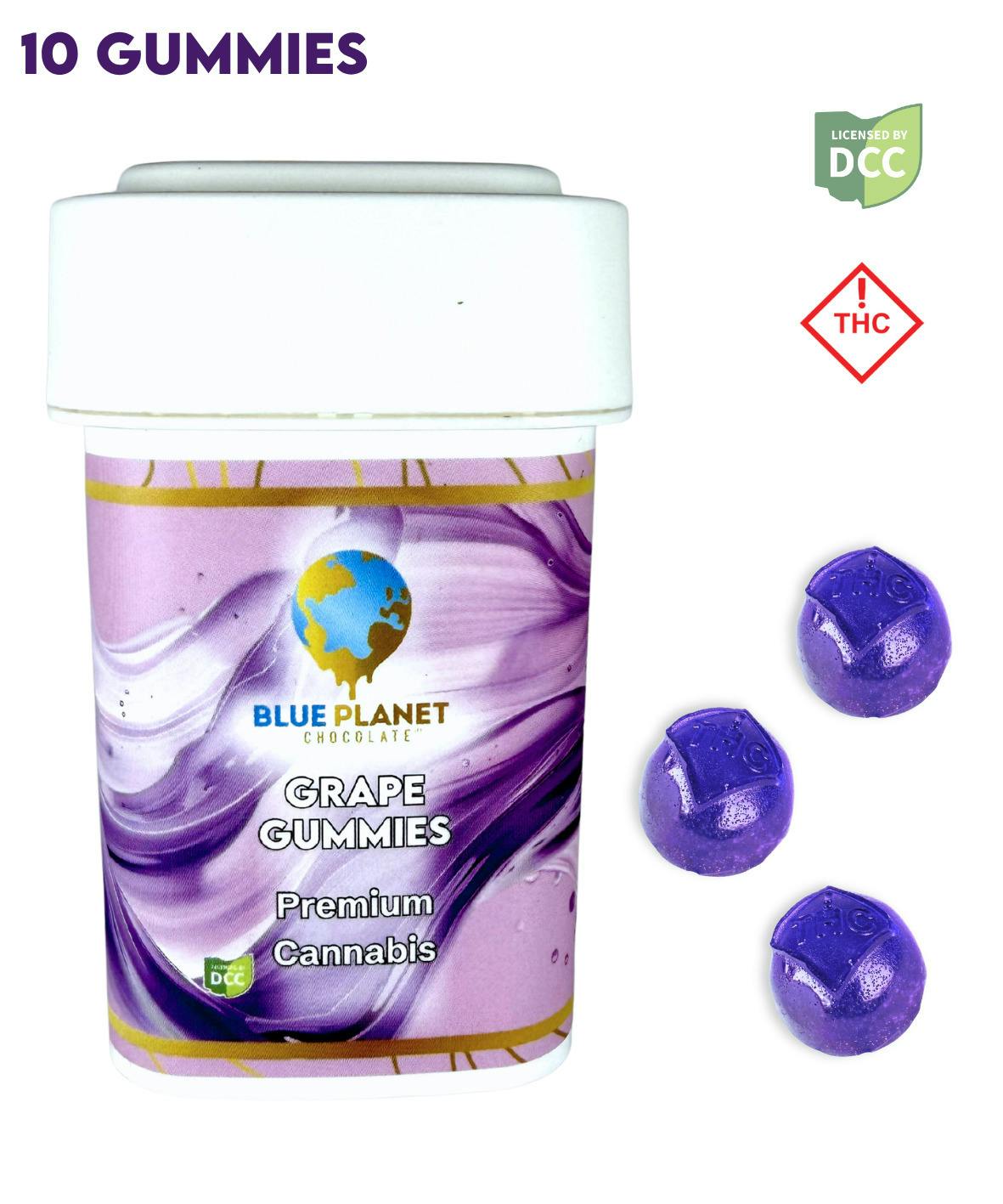 Blue Planet - Grape Gummies - 10ct