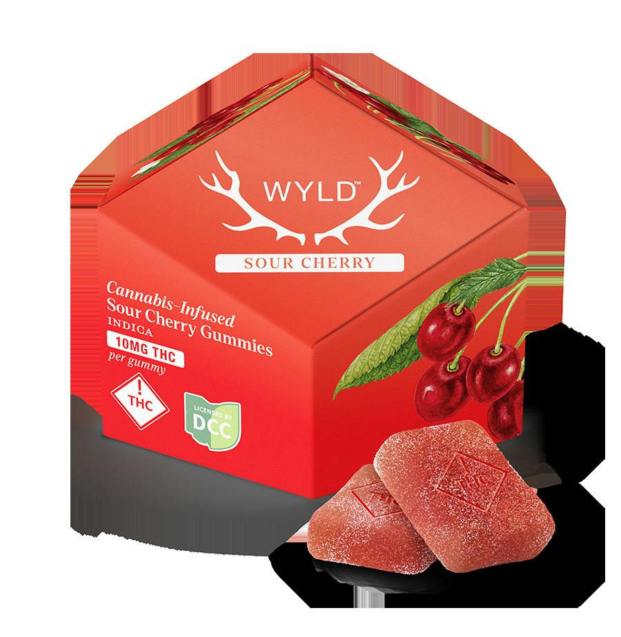 Wyld - Sour Cherry Gummies - 10ct