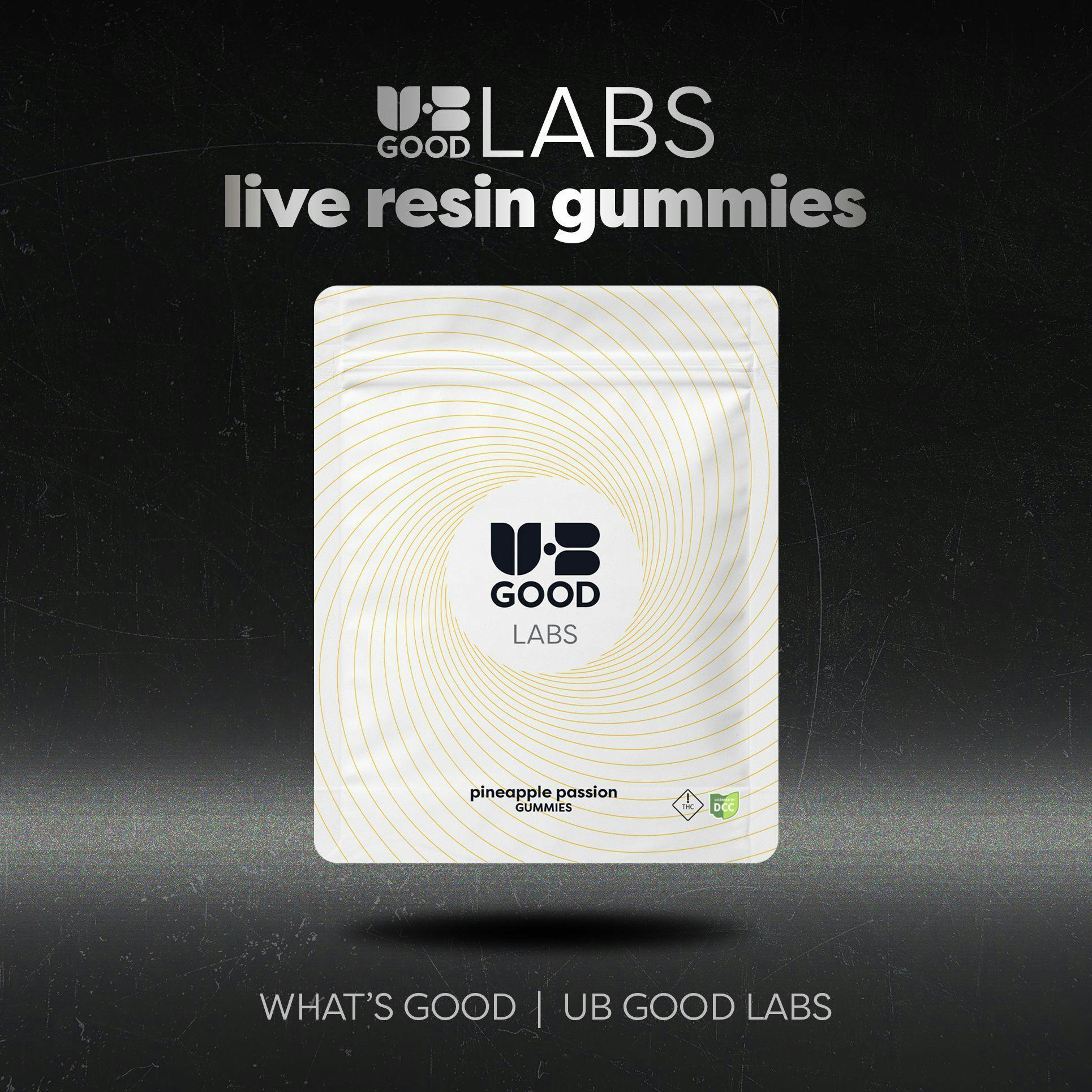 UB GOOD - Pineapple Passion Live Resin Gummies - 10ct