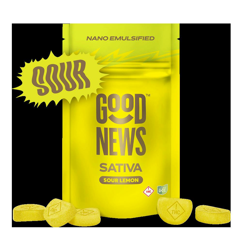 Good News - Sour Lemon Gummies - 10ct
