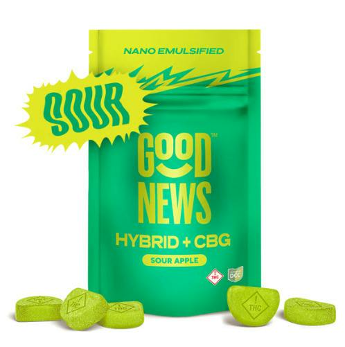 Good News - Sour Apple 2:1 CBG Gummies - 10ct