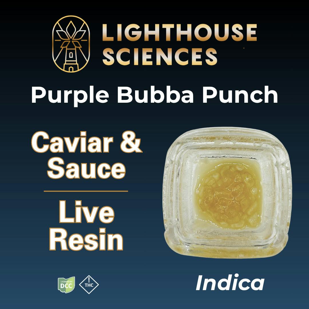 Lighthouse Sciences - Purple Bubba Punch LR Terp Caviar - 1g