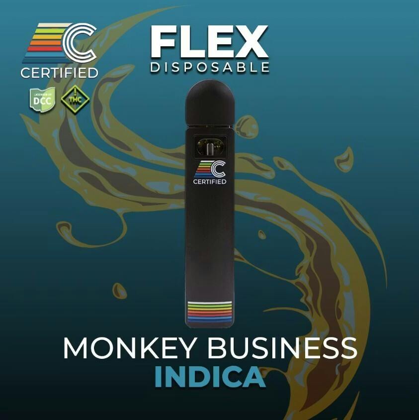 Certified Cultivators - Monkey Business Flex Disposable - 1g