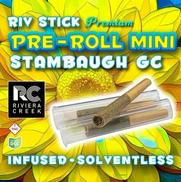 Riviera Creek - Garlic Cookies SSU Riv Stick Infused Pre-Roll Minis - 3 Pack - 1g