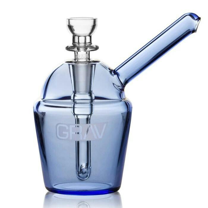 GRAV - Slush Cup Pocket Bubbler - Light Cobalt