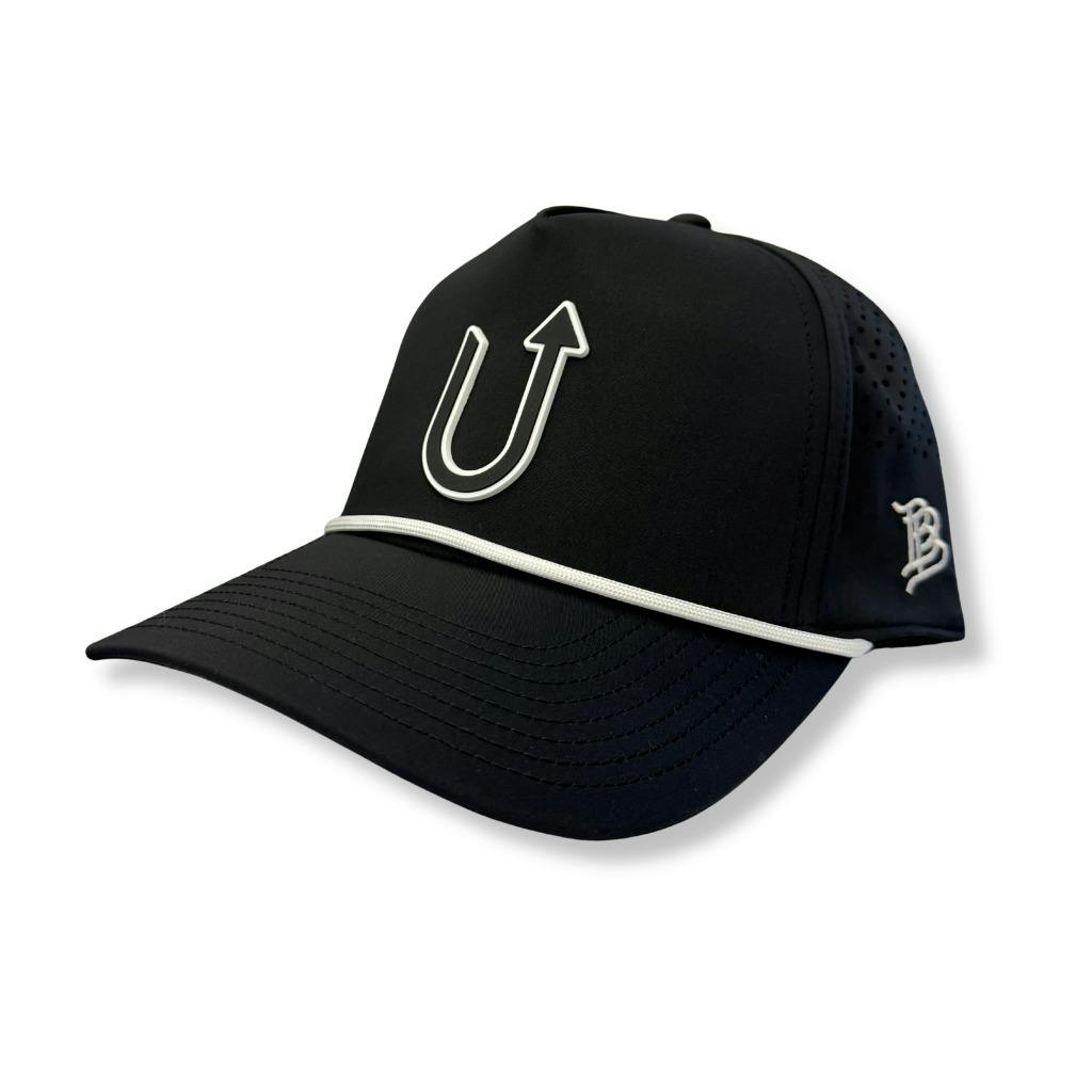 Branded Bills - UpLift U 5 Panel With Rope - Black
